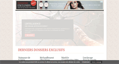 Desktop Screenshot of dossiers-exclusifs.com