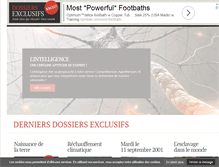 Tablet Screenshot of dossiers-exclusifs.com